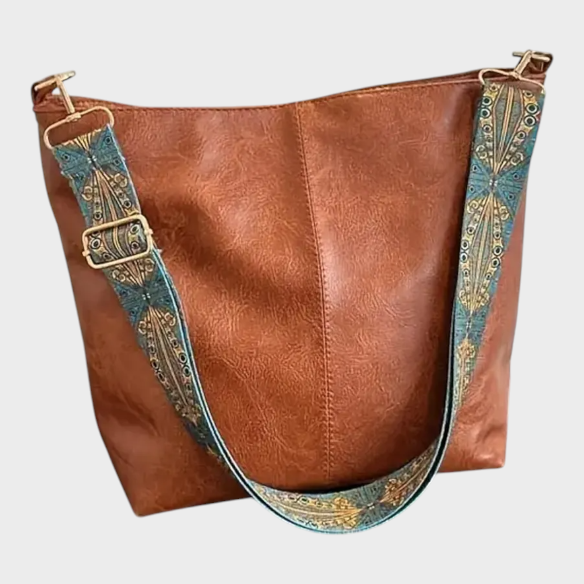 Demetra | Green lightweight PU leather bag for women