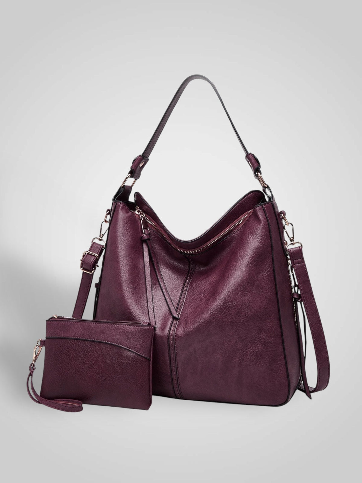 Souf | Luxury Leather Anti-Theft Hobo Bag
