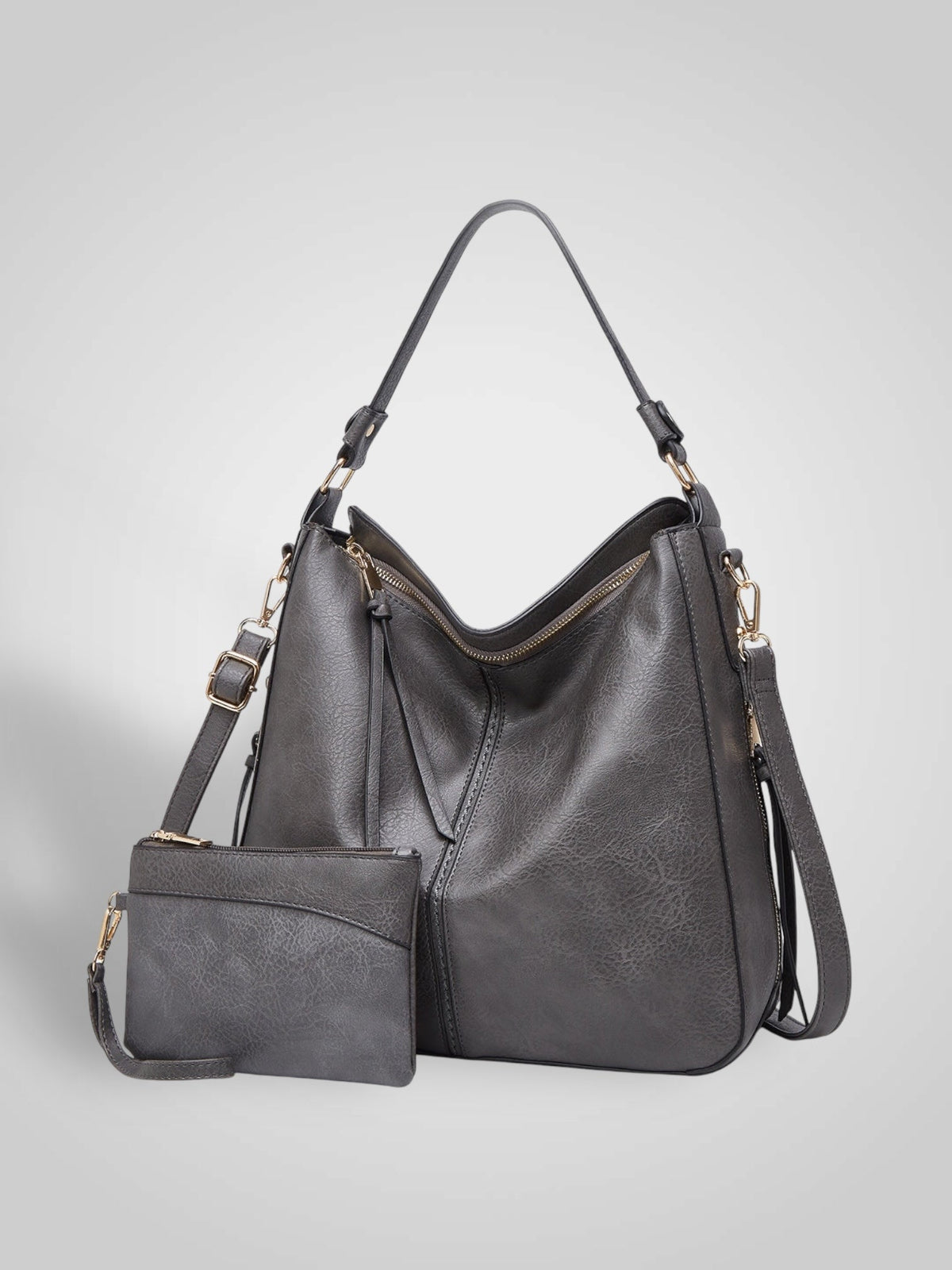 Souf | Luxury Leather Anti-Theft Hobo Bag