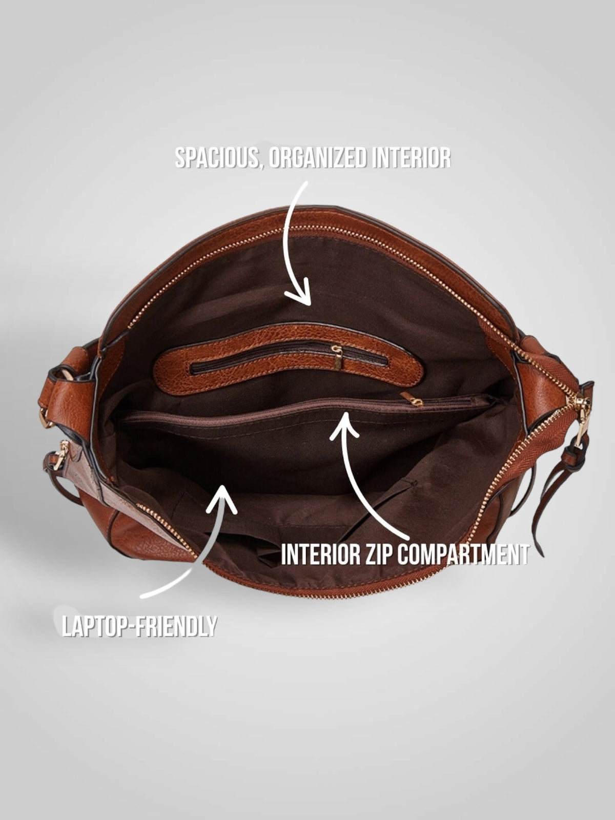 Souf | Luxury Leather Anti-Theft Hobo Bag