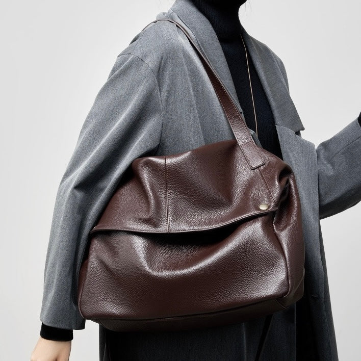 Adriani | Retro genuine leather soft minimalist bag for everyday use