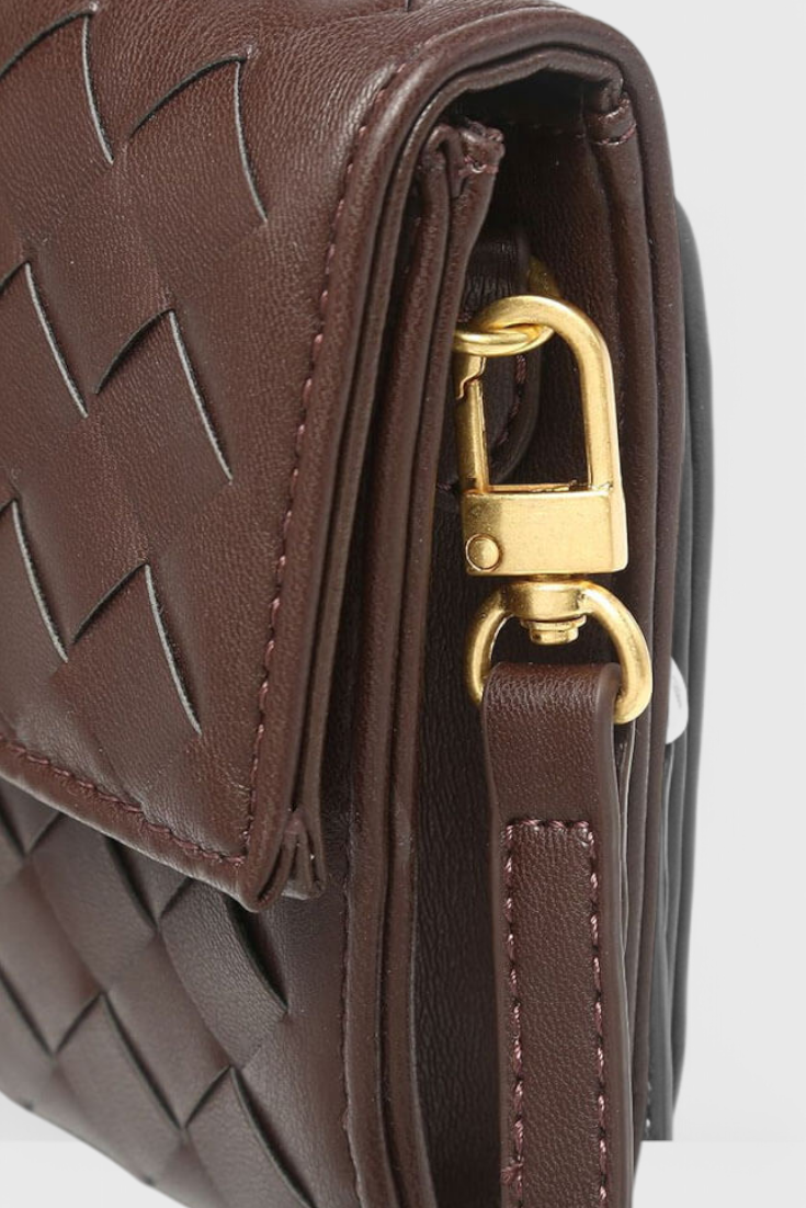 Melanie Clutch Bag with Gold Knot Detail