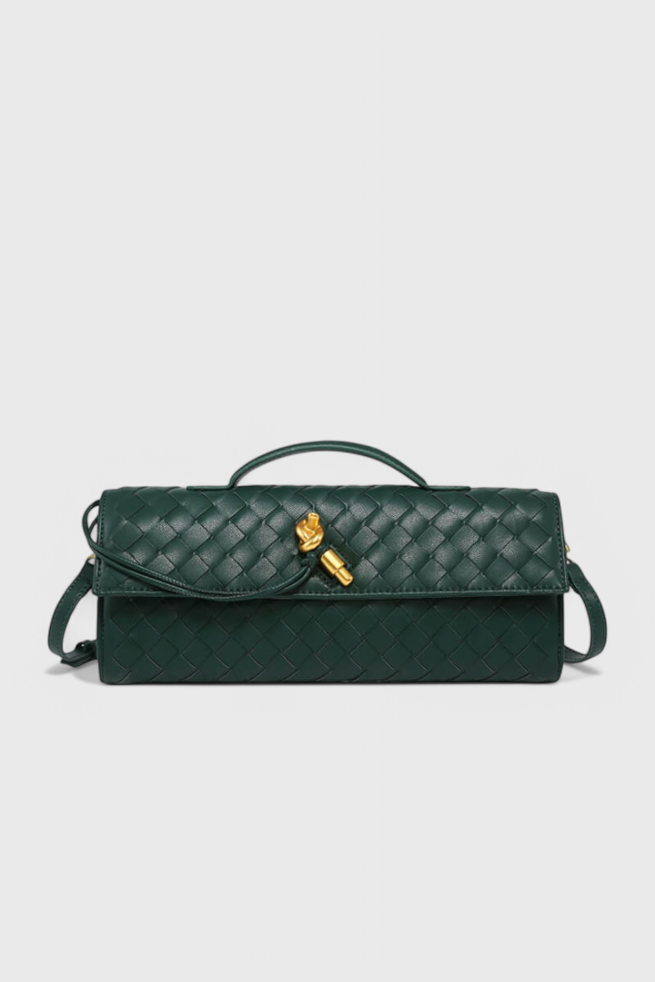 Melanie Clutch Bag with Gold Knot Detail