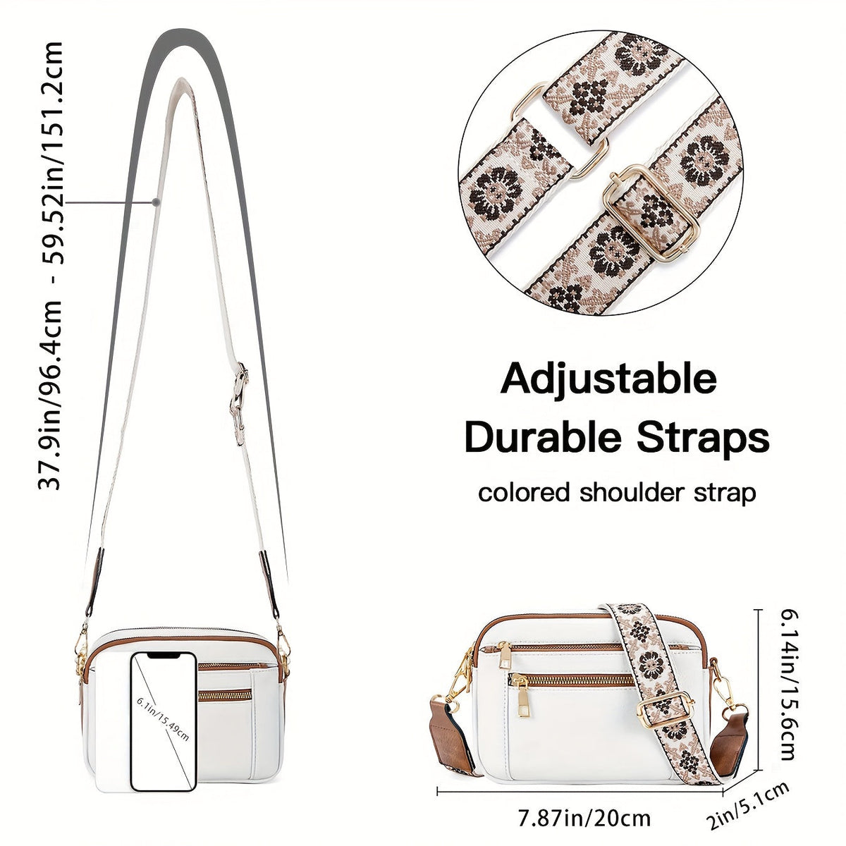 Elain - Vegan leather crossbody bag