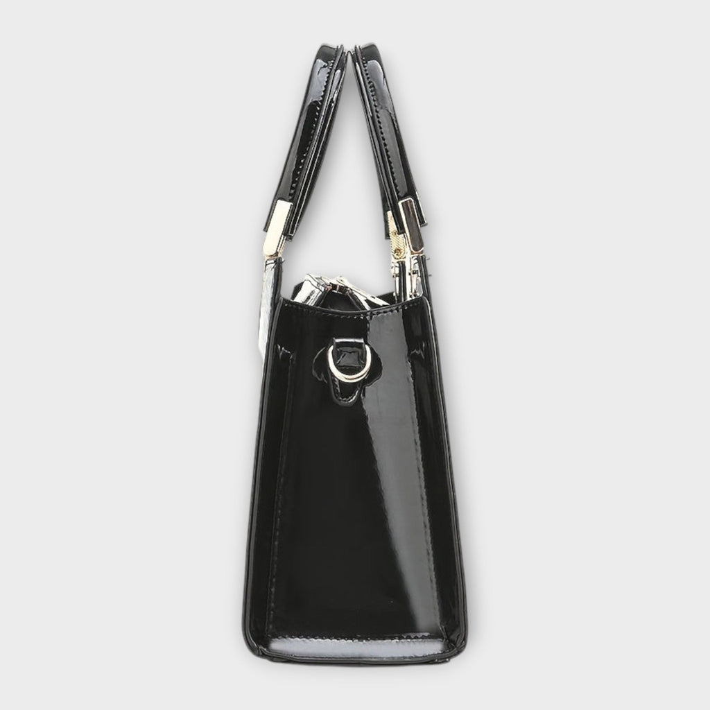 Erain - Shiny crocodile leather bag