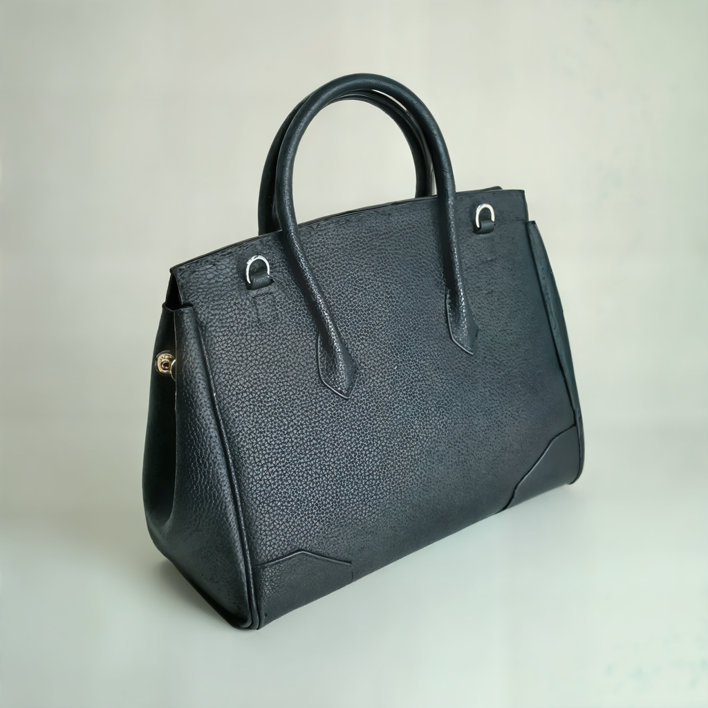 Petrina | Black wood bag