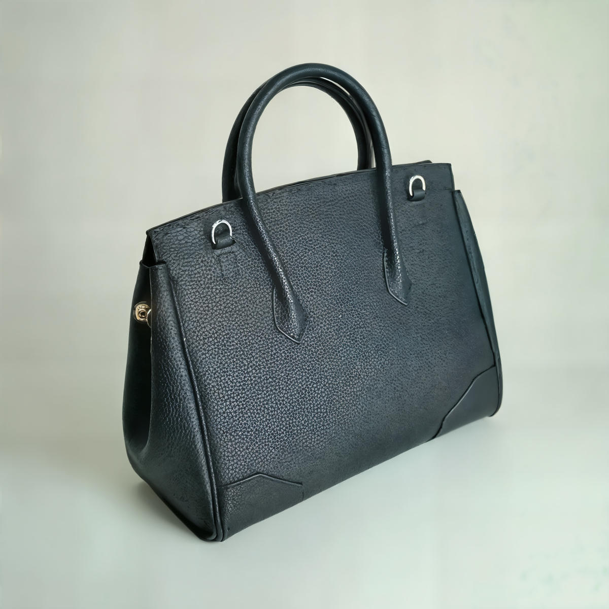 Petrina | Black wood bag
