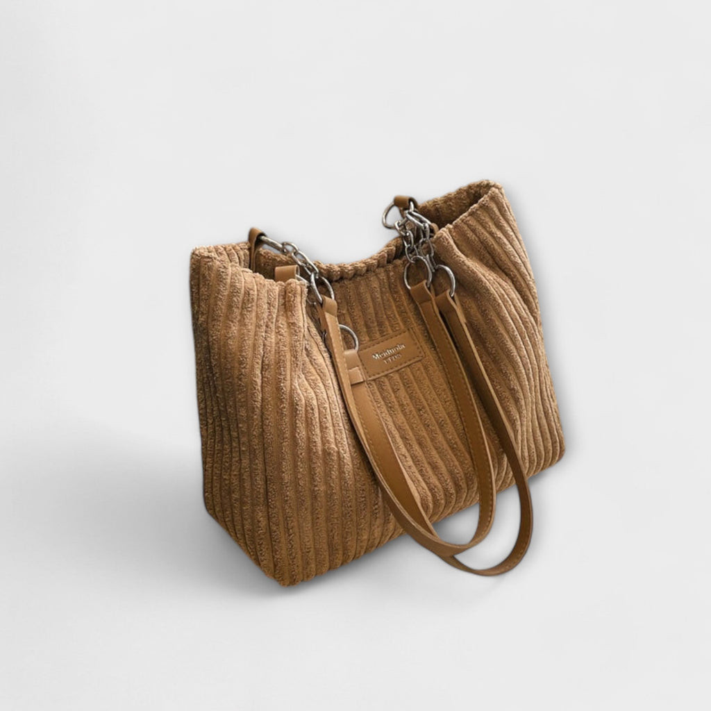 Xella - Soft Corduroy Shoulder Bag